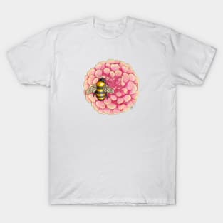 Interdependence IV - Honeybee on Flower T-Shirt